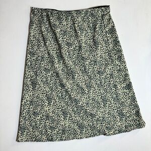 Mauby Leopard Print A-Line Skirt